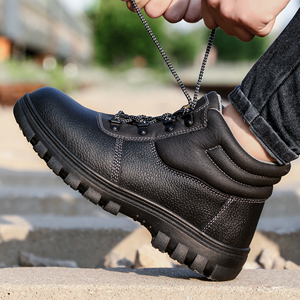 Bottes de sécurité légères en acier anti-statique, <span class=keywords><strong>chaussures</strong></span> de travail antidérapantes résistantes à l'huile <span class=keywords><strong>pour</strong></span> une utilisation en usine en intérieur - Product Image 4