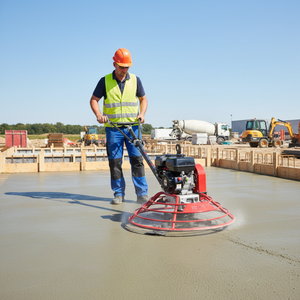 เครื่องขัดพื้นคอนกรีตแบบมือถือ ใช้เครื่องยนต์เบนซิน ขนาด 1000 มม. ใช้งานง่าย ดูแลรั<span class=keywords><strong>ก</strong></span>ษาง่าย พร้อมชิ้นส่วนเครื่องยนต์หลัก - Product Image 1
