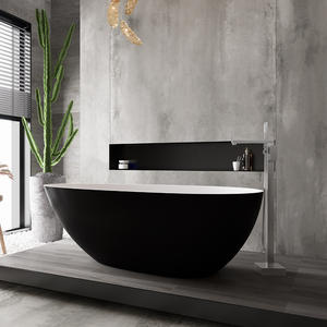 Baignoires de forme ovale utilitaire <span class=keywords><strong>Spa</strong></span> grands bains à remous nordiques baignoire en acrylique intégrée sans couture hôtel baignoire européenne indépendante - Product Image 4