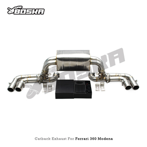 ท่อไอเสียแบบ Catback พร้อมวาล์ว สำหรับ Ferrari 360/F360 3.6L Modena/Spider ปี 2003-2005 ยี่ห้อ Boska ผลิตจากสแตนเลส - Product Image 2