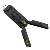 Adaptateur tri-bande 2,4 GHz 5 GHz 6 GHz 6500 Mbps, carte réseau sans fil, adaptateur Wifi, récepteur Wifi, adaptateur USB 3.2 WIFI 7 BE6500
