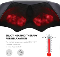 Bestseller Wiederaufladbarer Elektrischer Shiatsu Vibrations-Schultermassagegerät Kabellos mit Wärmefunktion