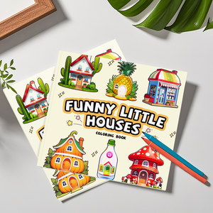 <span class=keywords><strong>Libro</strong></span> de dibujo divertido de Little Houses, <span class=keywords><strong>libro</strong></span> de dibujo de Arte de cabaña, <span class=keywords><strong>libro</strong></span> de dibujo creativo caprichoso para niños - Product Image 2