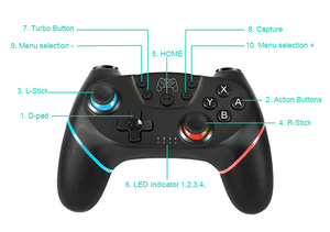 Mando a distancia inalámbrico para Nintendo Switch, Joystick, <span class=keywords><strong>PC</strong></span> - Product Image 3