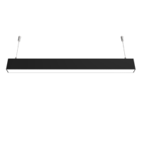 Luminaire linéaire suspendu anti-éblouissement UGR<19 à CRI élevé pour les secteurs de la santé, dimmable 0-10V Triac, en aluminium 6063 T5, directement de l'usine