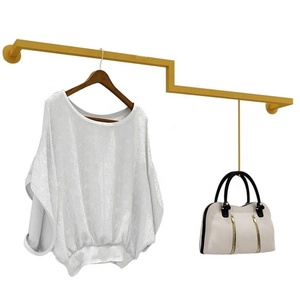 Colgador de <span class=keywords><strong>pared</strong></span> de acero inoxidable para <span class=keywords><strong>ropa</strong></span>, colgador de <span class=keywords><strong>ropa</strong></span> montado en la <span class=keywords><strong>pared</strong></span>, color dorado, moderno, para <span class=keywords><strong>tienda</strong></span> de <span class=keywords><strong>ropa</strong></span> - Product Image 1