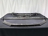 Kit carrosserie de haute qualité en fibre de carbone sèche style OC, comprenant lèvre avant, jupes latérales, diffuseur arrière et aileron arrière pour Porsche Panamera 971