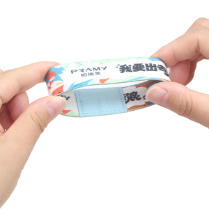 Bracelets promotionnels en polyester imprimé, 1,5 cm de largeur, 1 mm d'épaisseur, décontractés, sécurisés, NFC RFID, pour concerts - Product Image 2