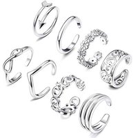 Vente chaude Fine Jewelry Diamant Anneau D'orteil Ouverture Pieds Anneaux En Gros Argent 14k Or Femmes Anneaux D'orteil Réglable