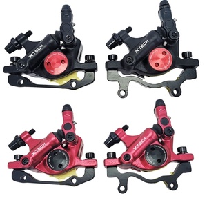 V00023400 ZOOM HB100 Étriers de frein à disque hydraulique VTT, Ensemble de freins à disque à huile en aluminium 180 mm pour trottinette électrique M365 et vélo BMX - Product Image 1