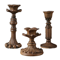 Chandelier antique multicouche en relief en forme de lotus, support de bougie LED en métal texturé pour bureau, style tibétain, pour table d'autel religieuse