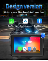 Radio Portátil de 5 Pulgadas con Pantalla Táctil GPS Integrada, Sistema Operativo Android Auto Linux, USB, Montaje en el Tablero, Estéreo