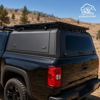 Capot de camionnette en alliage d'aluminium antirouille, coque de camping imperméable et antirouille, compatible avec Toyota Tacoma Tundra 5ft 5.5ft