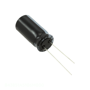 Condensateur traversant à alvéoles CAP ALUM 10uF 20% 450V RADIAL TH 10 uF B43851A5106M000 – Distributeur agréé - Product Image 1