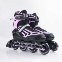 PAPAISON Factory Teen Outdoor Discount Sale ABEC-7 Roulement en fibre de carbone clignotant Respirant 4 Roues PU à rebond élevé Réglable