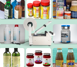 Machine d'étiquetage automatique <span class=keywords><strong>industrielle</strong></span> de bouteilles d'huile de cuisson carrées pour canettes de vin rondes Pet Opp de l'usine chinoise - Product Image 6