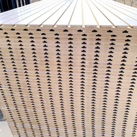 Schlitz platte Gerillte geschlitzte MDF-Aluminium platten Lamellen wand Dekorative Slatwall-Schlitz-MDF-Platte für die Laden anzeige
