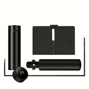 Juego de Regalo Promocional Corporativo de Lujo Personalizado 2025, con Cuaderno de Cuero PU e Impresión en Serigrafía - Product Image 4