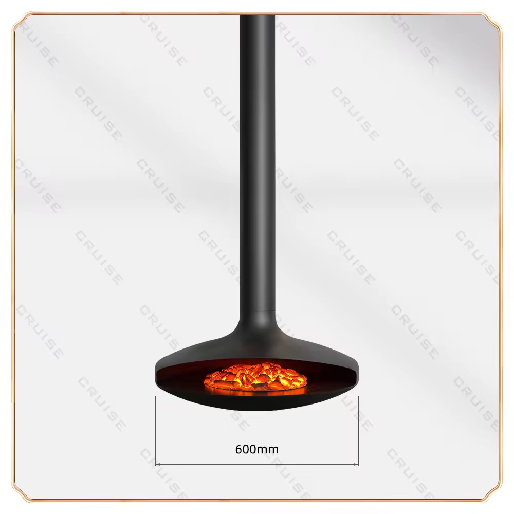 UFO-camino elettrico-600mm