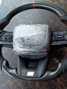 도요타 스티어링 휠 어셈블리 업그레이드 된 탄소 섬유 스타일 프라도 도요타 힐럭스 크라운 LC 랜드 크루저 쿨 도요타 프라도 - Product Image 4