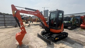 Mini-excavatrice Kubota d'occasion à prix avantageux, excavatrice d'occasion de 4 tonnes, mini-excavatrices Kubota U27 / U40 / U55 à vendre - Product Image 3