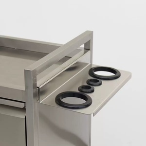 Fuying Stainless Steel Salon <b>Tool</b> Cabinet with 5 Drawers Salon Trolley 4-Wheel Beauty Salon Furniture - Product Image 5