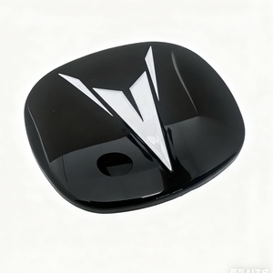 Tùy Chỉnh ABS Bóng Màu Đen Nướng Sơn Xe Biểu Tượng Vòng Phía Trước Nướng Huy Hiệu - Product Image 2