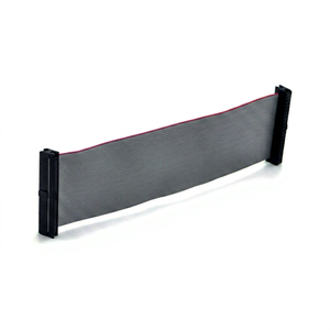 UL2651 # 28-TS-1.0-7*0.127 UL สายแบนแบบยืดหยุ่นสีเทาพร้อมการระบุข้อมูลที่ถูกต้อง 2H/IDC2.0-40P แบบสองชิ้น - Product Image 1