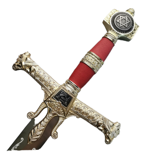 ดาบโซโลมอน ของตกแต่งผนังขนาดใหญ่ ทำจากเหล็กกล้าไร้สนิม งานหล่อแบบยุโรป สไตล์ตะวันตก ไม่คม - Product Image 1