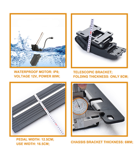 บันไดข้างไฟฟ้า Power Step กันน้ำระดับ IP8 ผลิตจากอลูมิเนียมอัลลอยด์ สไตล์สปอร์ต ป้องกันการหนีบนิ้ว รับประกัน 2 ปี สำหรับรถยนต์ <span class=keywords><strong>Tundra</strong></span> - Product Image 2