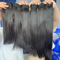 Paquete de Cabello Humano 12A, 100% Cabello Humano Vietnamita Virgen Sin Procesar, Extensiones de Cabello Humano Liso y Rizado