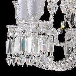 Candelabro de cristal de vela K9 de lujo europeo de alta calidad con pantalla, decoración de Hotel, candelabro de sala de estar - Product Image 5