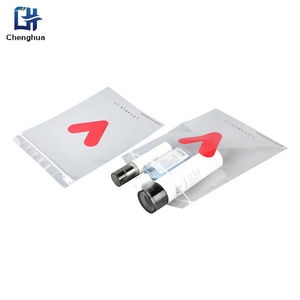 Chenghua Custom Self <b>Sealing</b> PE <b>Bags</b> Transparent Resealable With Printed Logo For Cosmetic Packaging - Product Image 1