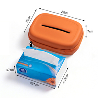 Porte-mouchoirs de voiture en cuir premium YECAI, support pour pare-soleil, distributeur de serviettes pour accessoires intérieurs de voiture de luxe