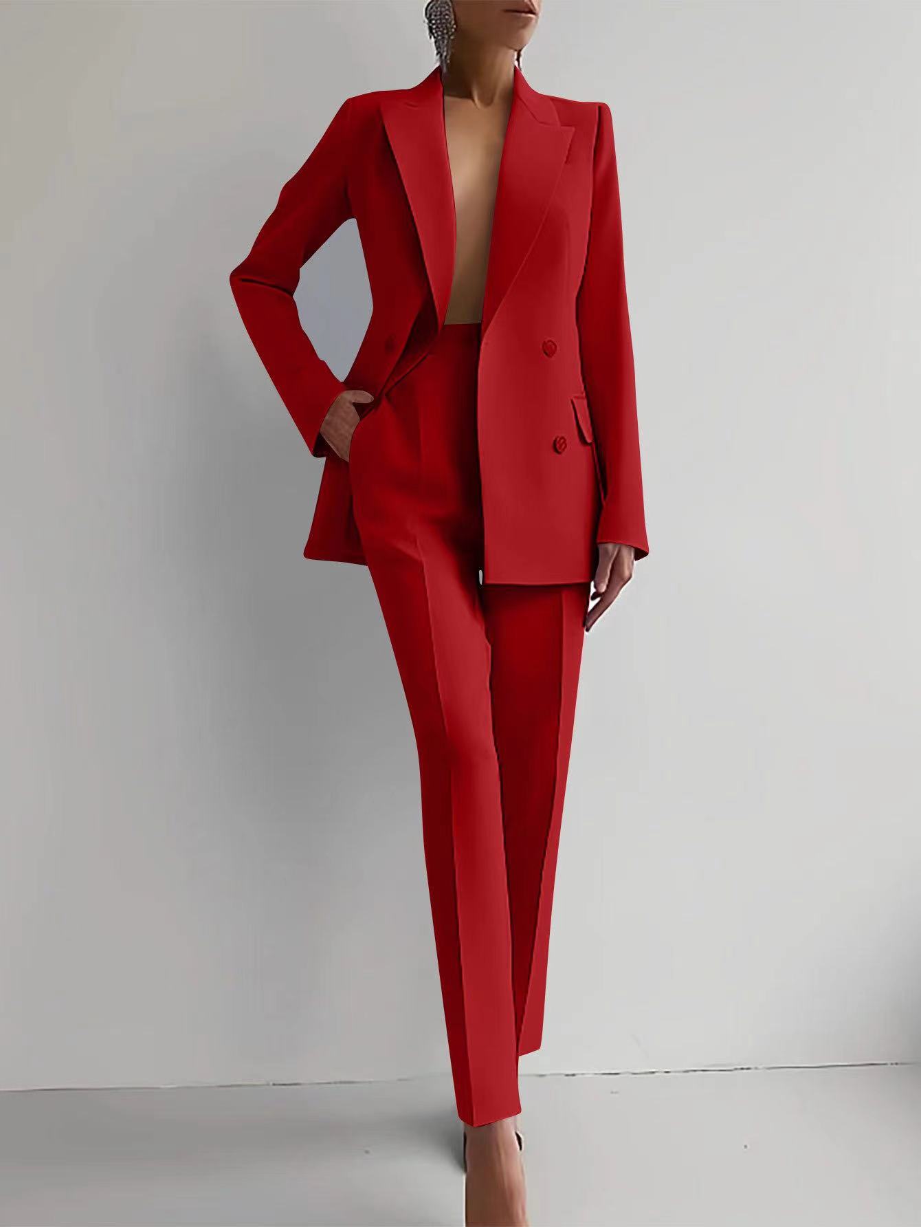ladies dress suits wholesale Wholesale Business Suits for Women 3 Piece Suit Fashion Blazer+Dress+Shirts Ladies Dress Suits