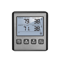 Termometer Daging Digital TP710S dengan Timer Dapur, Probe Stainless Steel Tahan Air, Terlaris untuk Rumah Tangga