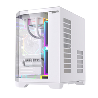 Lovingcool Factory PC Case RGB Cpu Cabinet Case Desktop Integrated Display Chassis MATX ITX Computer Cases & Towers Gaming Case