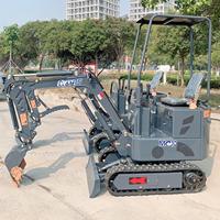 Mini machine d'excavatrice Mini moteur de ferme de chenille hydraulique Excavatrice de moteur de Kubota de 1 tonne