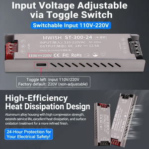 Mwish ST ซีรีส์ไฟ <span class=keywords><strong>LED</strong></span> บางเฉียบ110V <span class=keywords><strong>220V</strong></span> ถึง12V 24V สำหรับป้ายโฆษณาให้แสงสว่างเชิงพาณิชย์ - Product Image 6