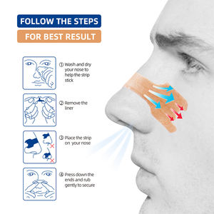 RK Extra Strength Nose <strong>Strips</strong> Breathing Nose Tape For Sport <strong>Sleep</strong> Anti Snoring <strong>Strips</strong> Help Stop Snoring <strong>Nasal</strong> Congestion Relief - Product Image 5