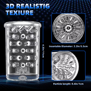 Automatic Thrusting Vibrating <b>Masturbator</b> Cup for Men - Easy to Use All-in-One Adult Sex Toy Machine by Hgod - Product Image 5