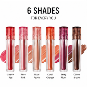 Brillo Labial Voluminizador Orgánico con Purpurina 4ml, Botella Redonda Transparente para Maquillaje de Fiesta, Logo Personalizado - Product Image 3