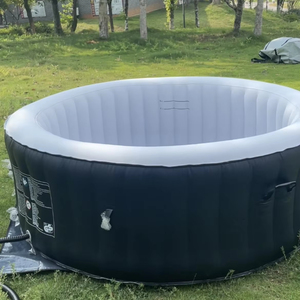 Jacuzzi Inflable para 4-6 Personas con Luces LED para Jardín, Piscina de Spa Exterior, Precio de Descuento en Oferta - Product Image 1