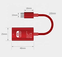 USB C a HDMI adaptador hembra USB tipo C a HDMI Cable de 15CM/6 pulgadas Thunderbolt 3 MacBook Pro superficie libro de Samsung