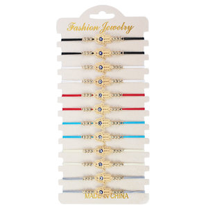 Braccialetto intrecciato di fascini animali della <span class=keywords><strong>tartaruga</strong></span> della boemia 12 pz/set per i gioielli della cavigliera di Yoga della catena della corda regolabile del branello di cristallo del bambino delle donne - Product Image 5