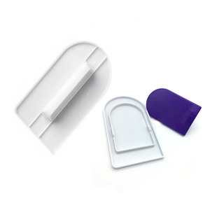 Fondant Cake Smoother With Handle Rectangle Plastic Eco Friendly Cake <b>Decorating</b> Tool - Product Image 1