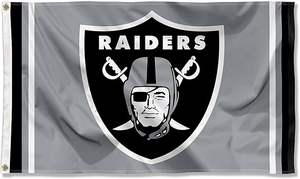 Haute qualité personnalisé <span class=keywords><strong>Las</strong></span> Vegas Raiders 3X et 3 fois Super Bowl Champions drapeau extérieur intérieur oeillet Sport drapeau 3x5 pieds - Product Image 6