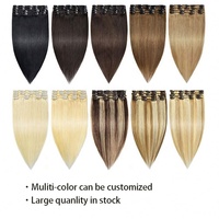 ISWEET Extensions de cheveux humains Remy 100% naturels, bouclés crépus brésiliens 3c 3b, super double drawn, à clipser, sans perte, 10-30 pouces