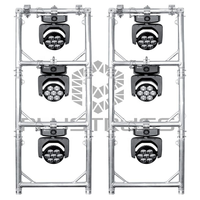 Structure en T en alliage d'aluminium avec capacité de charge de 50 kg pour suspendre des lumières, des enceintes, des équipements de DJ sur scène - Certifiée TUV, durable et résistante aux charges lourdes