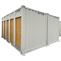 Maisons préfabriquées en acier JX PZ-HM-001 - Design carré moderne et détachable - Garantie 1 an - Utilisation pour bureau